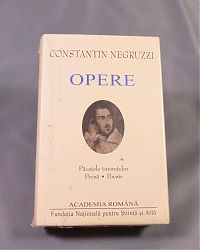 Constantin NEGRUZZI Opere