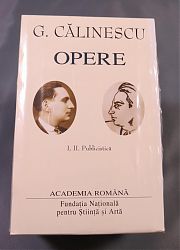 George CALINESCU Opere Vol. I-II Publicistica