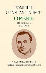 Pompiliu Constantinescu Opere vol. III-IV