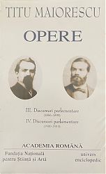 Titu MAIORESCU Opere Vol III-IV